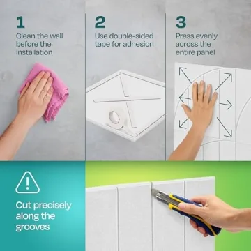 Ekkogo Acoustic Panels 12-Pack Decorative Soundproof Solutions