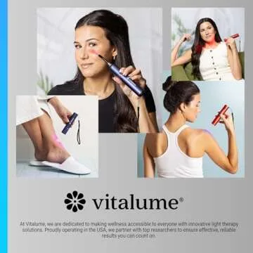 Vitalume Red Light Therapy Wand for Cold Sore Relief