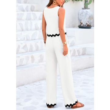 Stylish PRETTYGARDEN Women's Summer 2 Piece Outfit
