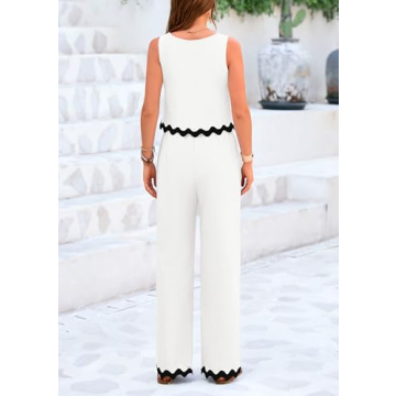 Stylish PRETTYGARDEN Women's Summer 2 Piece Outfit