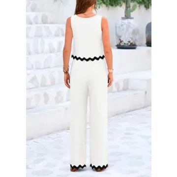 Stylish PRETTYGARDEN Women's Summer 2 Piece Outfit