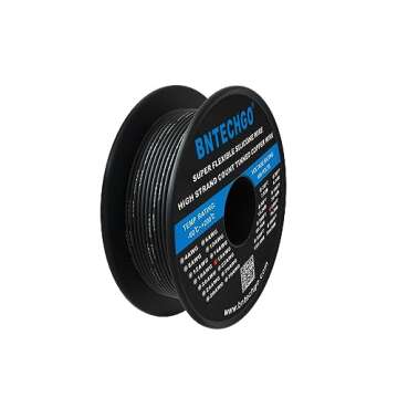 BNTECHGO 18 Gauge Silicone Wire Flexible 18 AWG Stranded Tinned Copper Wire