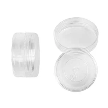 TDOTM 24 Jars for Beads, Jewelry, and Craft Storage