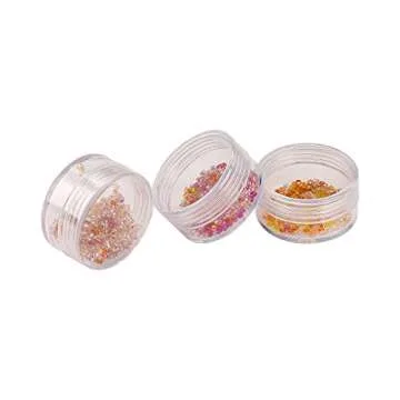 TDOTM 24 Jars for Beads, Jewelry, and Craft Storage