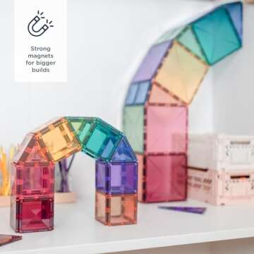 CONNETIX Pastel Starter Pack, 64 Pieces