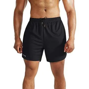 NELEUS Men's 2 in 1 Running Shorts - Activewear with Pockets