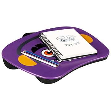 LapGear MyMonster Lap Desk - Purple - Fits up to 15.6 Inch Laptops - Style No. 46502