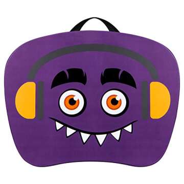 LapGear MyMonster Lap Desk - Purple - Fits up to 15.6 Inch Laptops - Style No. 46502