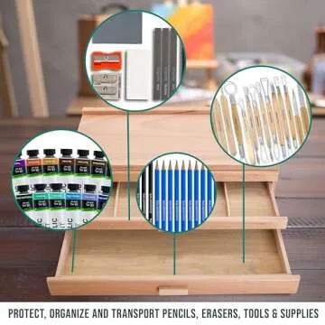 Versatile 3-Drawer Storage Box for Art Supplies