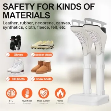 LAVIEAIR Boot Dryer - Silent, Efficient, and Safe for All Footwear