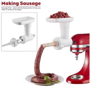 Meat Grinder Attachment for KitchenAid Mixer by InnoMoon