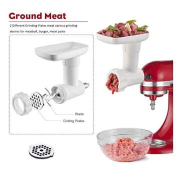 Meat Grinder Attachment for KitchenAid Mixer by InnoMoon
