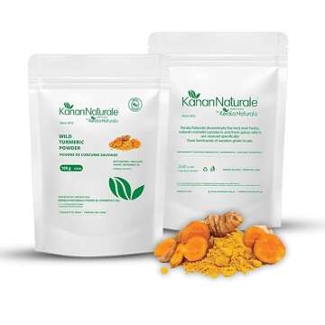 Kerala Naturals Wild Turmeric - Kasthuri Manjal: For Glowing Skin - 100 gm