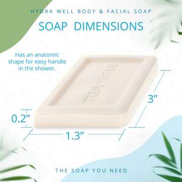 Hydra Well Bulk Hotel Soap, Wholesale Travel Essentials, Mini Body and Bath Amenities, Individually ...