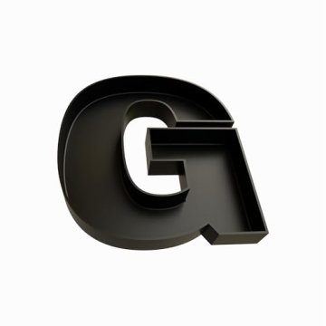 Hard Plastic Reusable Fillable Letters Numbers Serving Trays for Parties (G, Black)