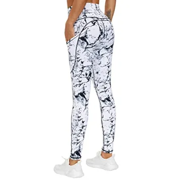 Stylish Thick High Waist Yoga Pants with Pockets