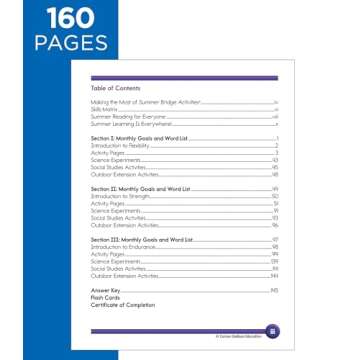 Summer Bridge Activities 8th to 9th Grade Workbooks All Subjects, Middle School Books With Math, Reading Comprehension, Science, Fitness, Social Studies, Writing Practice, and Flash Cards
