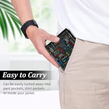 FRMARCH Gaming Wallet for Teens - Slim Leather Bi-Fold Design