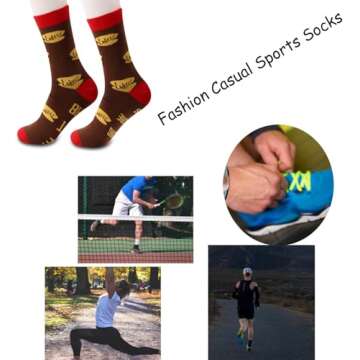 TSOTMO Women Socks TV Shows Gift Please Do Not Disturb I AM Watching TV Shows Socks For Fans