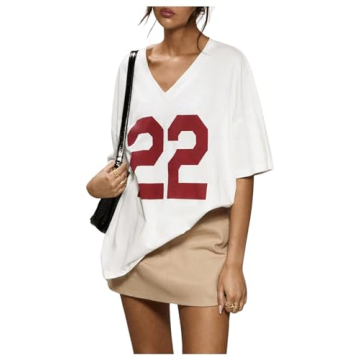 Soly Hux Oversized Jersey Shirt for Women - Summer Style