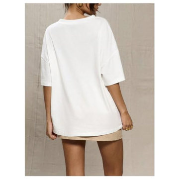Soly Hux Oversized Jersey Shirt for Women - Summer Style
