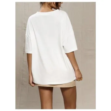Soly Hux Oversized Jersey Shirt for Women - Summer Style