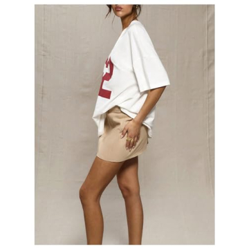 Soly Hux Oversized Jersey Shirt for Women - Summer Style