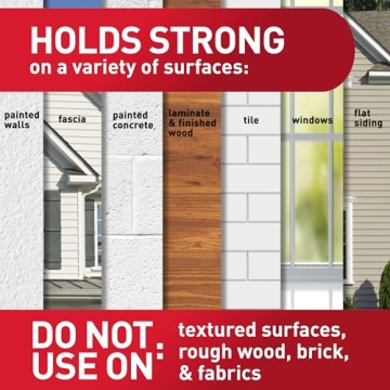 Command Outdoor Light Clips - Weather Resistant and Clear Clips