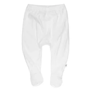 HonestBaby 3-pack Footed Baby Pants Organic Cotton