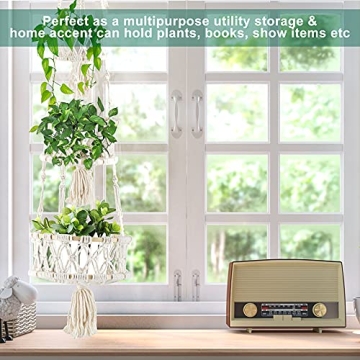 Tisuokae 3 Tier Macrame Fruit Basket for Organizing