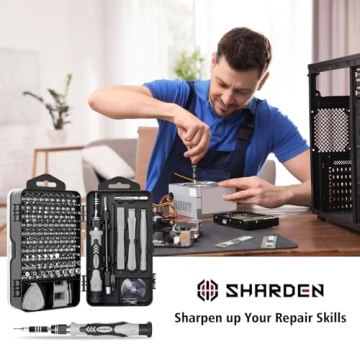 SHARDEN 122 in 1 Precision Screwdriver Set for Electronics