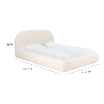 Tov Furniture Bara Velvet Queen Bed – Luxury and Comfort Combined