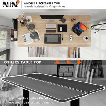 Win Up Time Adjustable Height Crank Stand Up Desk