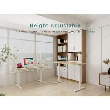 Win Up Time Adjustable Height Crank Stand Up Desk