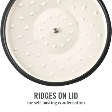 Martha Stewart 7 QT Enamel Cast Iron Dutch Oven for All Cooking