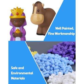 Nativity Set for Kids | 25 Piece Christmas Playset