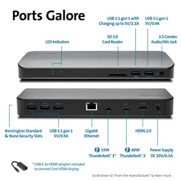 Ultimate Thunderbolt 3 Dock for MacBooks and Windows Laptops