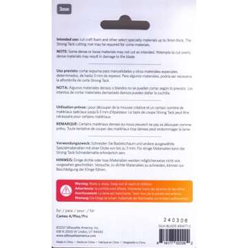 Silhouette America - SILH Blades 4 (3mm Kraft Blade for Cameo 4)