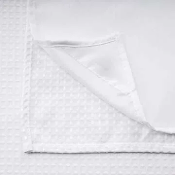 No Hooks Required Dotted Waffle Weave Shower Curtain with Snap in Liner -Extra Long 71W x 86H,Hotel Grade,Spa Like Bath Curtain,White