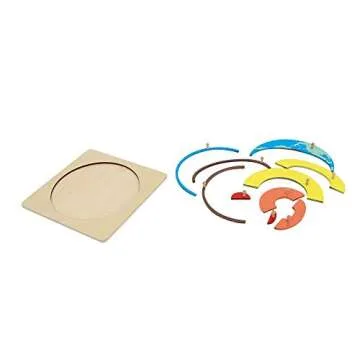 Montessori Earth Structure Puzzle for Kids Education