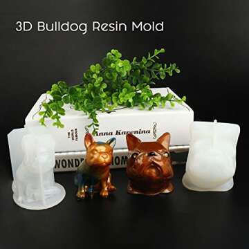 LET'S RESIN 7PCS Animal Resin Molds for DIY Crafting