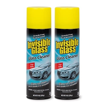 Invisible Glass 91164-2PK 19-Ounce Foam Cleaner for Auto and Home for a Streak-Free Shine, Deep Clea...