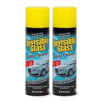 Invisible Glass 91164-2PK 19-Ounce Foam Cleaner for Auto and Home for a Streak-Free Shine, Deep Clea...