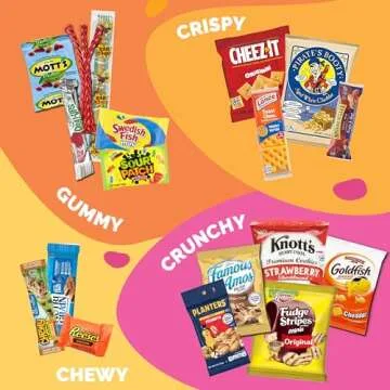 Snack Box valentines care package (40)Count Variety Pack Gift care package Candy Gift Basket - Colle...