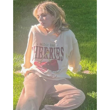 Aelfric Eden Cherries Printed Oversized Hoodie - Cozy Style