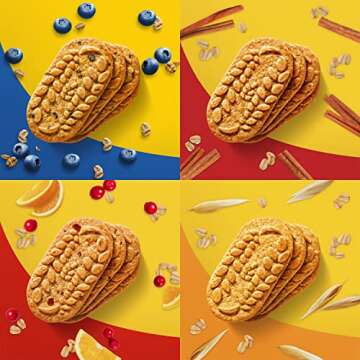 belVita Breakfast Biscuits Variety Pack, 4 Flavors, 6 Boxes of 5 Packs (30 Total Packs)