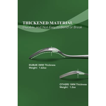 40-Piece Stainless Steel Silverware Set Mirror Finish Dishwasher Safe