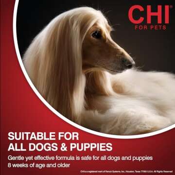 CHI for Dogs Rose Hip Oil 2 in 1 Shampoo and Conditioner