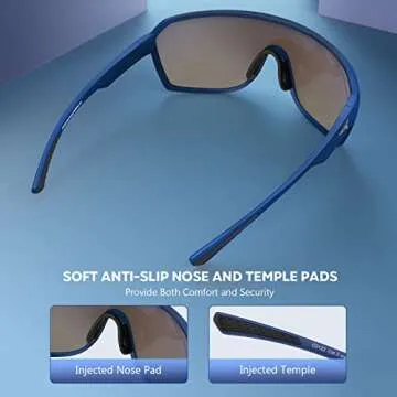 KastKing Gunnison Polarized Sports Sunglasses for Men and Women, Baseball Cycling Fishing Running Sunglasses, UV Protection