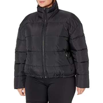 The Drop Women's Ari Cropped Puffer Jacket